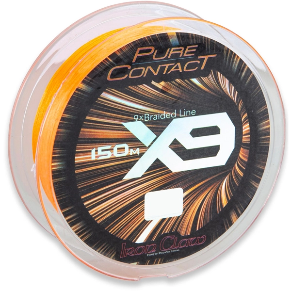 Iron Claw X9 Braid 150 Mtr Orange 0,18mm