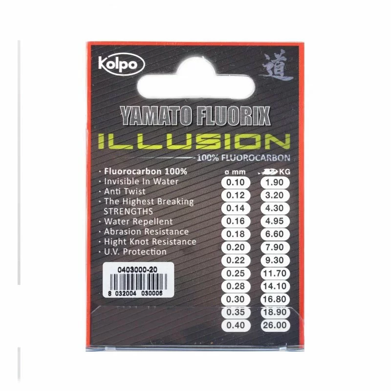 Kolpo Illusion Fluorocarbon 0,08mm/1,2kg (50m) - Afbeelding 2