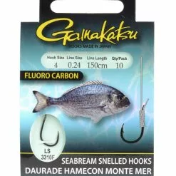 Gamakatsu Booklet Seabream LS-3310 #4 - 0.26mm (10 Stuks)