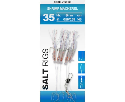 Spro Salt Rig 35 Shrimp Mackerel #1 - Afbeelding 2