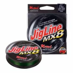 Momoi PE JigLine MX8 0,18mm/12kg Moss Green (150m)