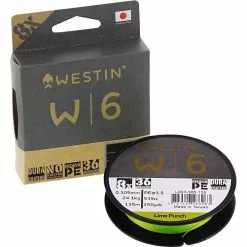 Westin W6 8 Braid Lime Punch Gevlochten Lijn 135m 0,33mm 24,9kg