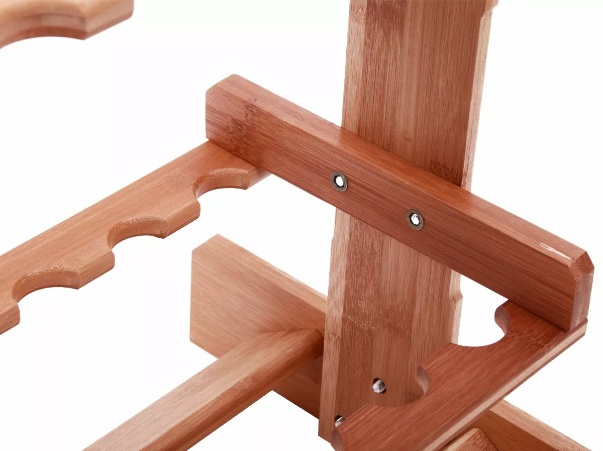 Ultimate Compact Wooden Rod Rack - Afbeelding 2