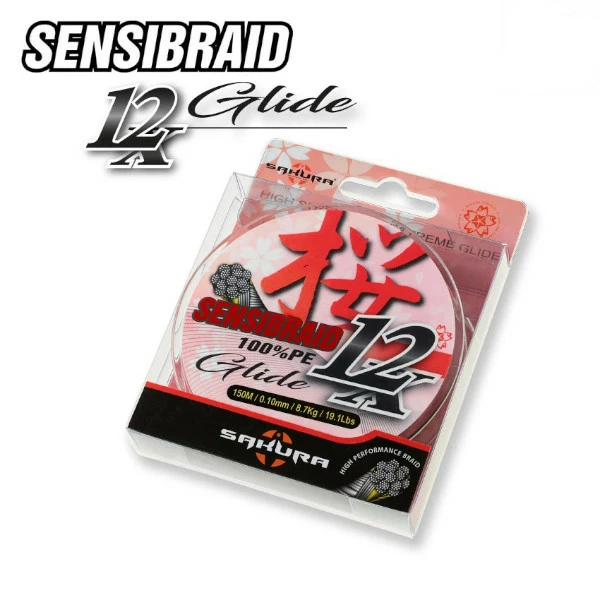 Sakura Sensibraid 12 Green 150 M - 0.12 Mm / 10kg / 22Lbs - Afbeelding 2
